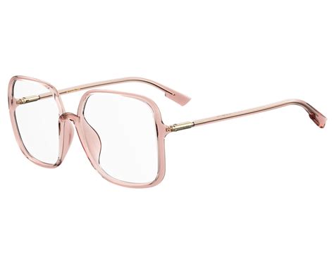 lunette de vue dior femme 2018|GemDior SU Lunettes de forme carrée en métal or rose et cristal .